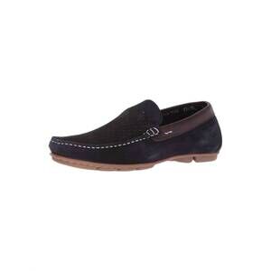 NEW ARA men's merrick moccasin shoe in navy